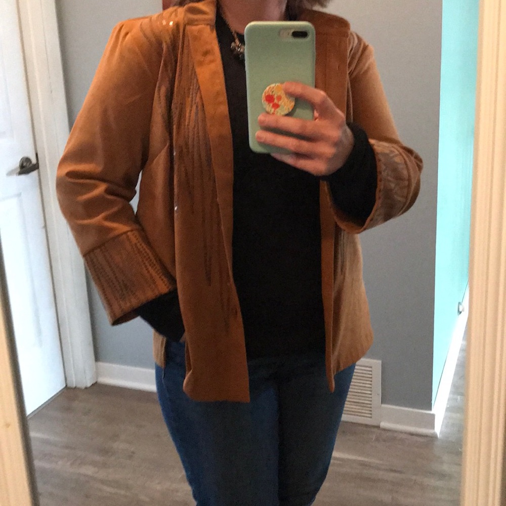 90’s Vintage Bob Mackie Wearable Art Jacket - image 2